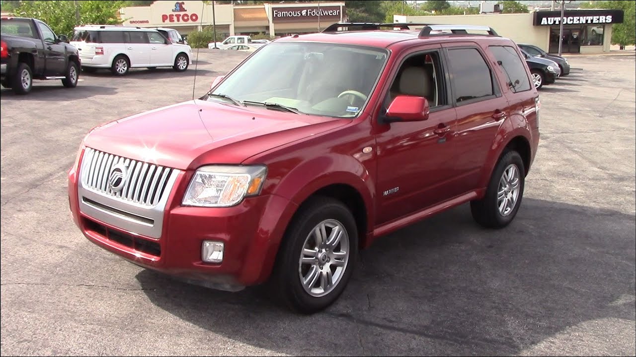 2008 Mercury Mariner Premier V6 Full Tour Start Up