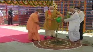 PM Modi Plants 'parijat' Sapling At Ram Lalla Temple PM Modi Plants 'parijat' Sapling At Ram Lalla Temple