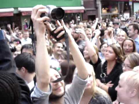 This was to be another Liverpool Street Station event with Moonwalking to be a tribute to Michael Jackson. It was organised in about six hours on Facebook and Twitter and a flash mob of 5000 - 10000 people showed up. It was an awesome feelgood time and wont be forgotten quickly. Roll on the tribute concerts!