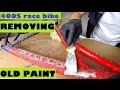 Removing Old Paint From My Cannondale F600 Mountain Bike. Striping Paint With SickBiker.