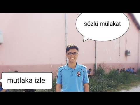 Sözlü mülakat Hazırlık