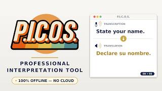 PICOS: A Professional Interpretation Tool, Completely Offline screenshot 2