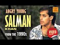 Angry young salman khan in the 1990s against yellow journalism  rare old bollywood interview