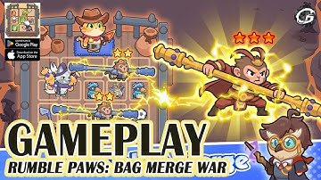 Rumble Paws: Bag Merge War Gameplay - Mobile Game (Android)