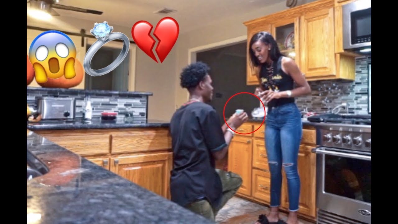MARRIAGE PROPOSAL PRANK ON GIRLFRIEND!!! (GONE WRONG)