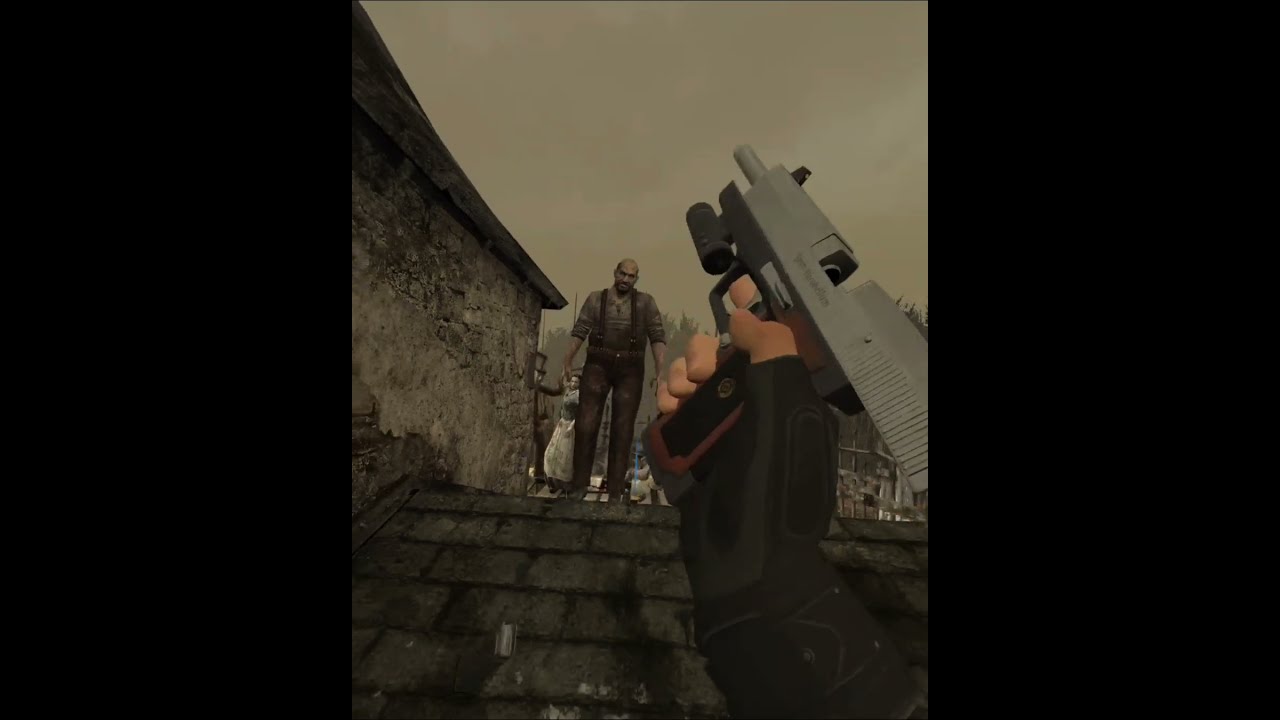 Resident Evil 4 VR John Wick Combat #1