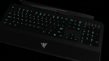 3D model of the Razer DeathStalker keyboard