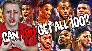 Can YOU Name The NBA’s Current 100 BEST PLAYERS?