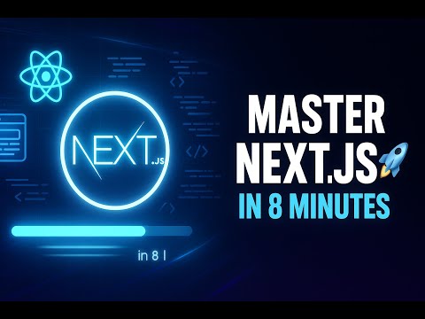 Master Next.js in 8 Minutes | Complete Beginner’s Guide 🚀 ✅