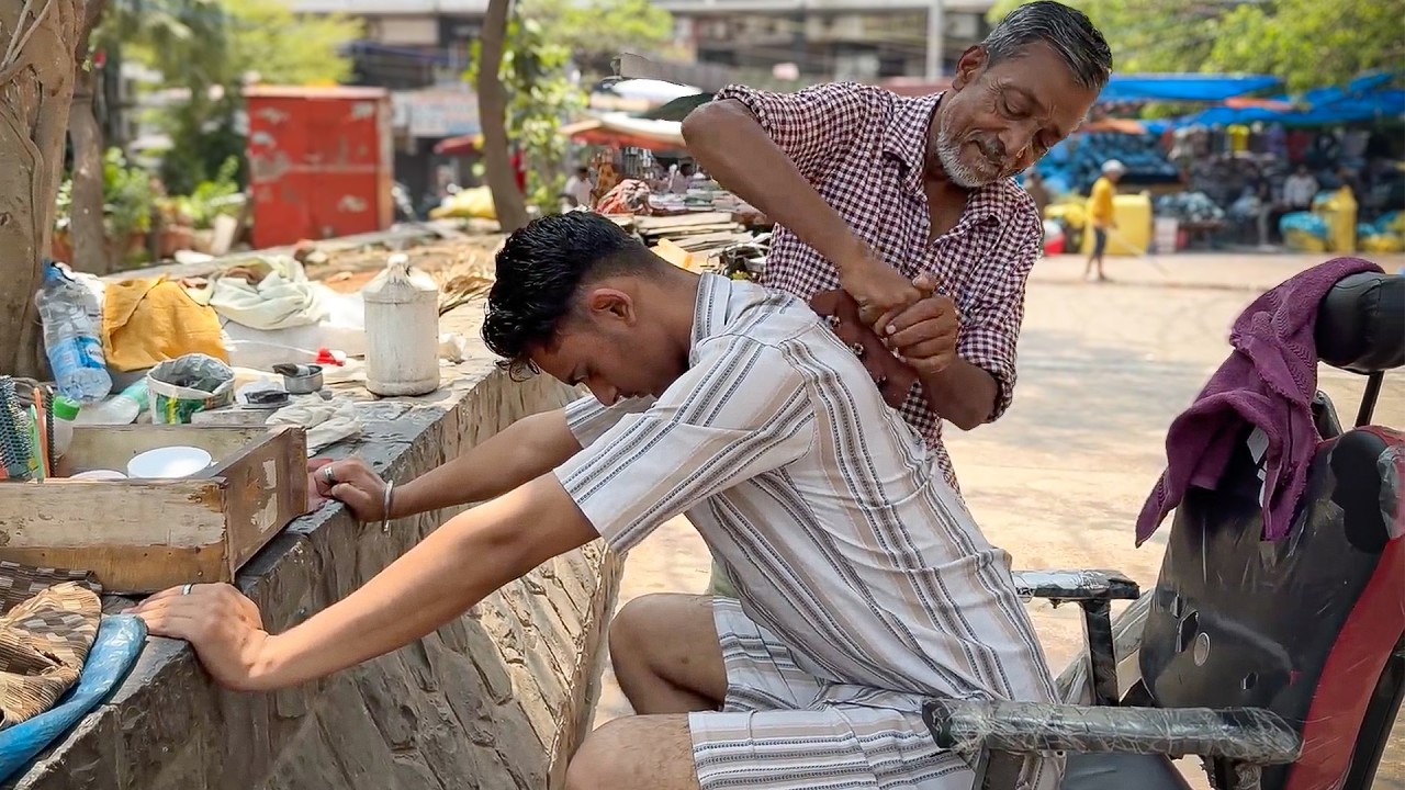 Waris Barber Ultimate GUN Massage | 99.999% INSTANT SLEEP & Stress Relief | ASMR Gautam