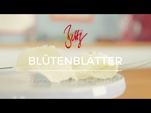 Blütenblätter ausdünnen & drahten | Betty´s Sugar Dreams