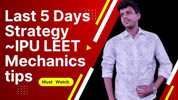 IPU LEET 2022 Final Touch Chemistry Important topics For diploma students by Shreyas sir GCC Faculty