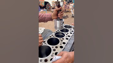 Engineblock piston rings gap testing clearly #viralvideo #piston #gap #clear #shorts #viral #foryou