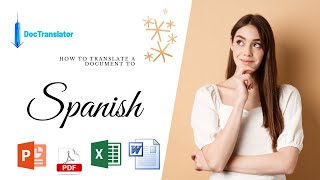 How to translate a document to Spanish for FREE | DocTranslator.com screenshot 1