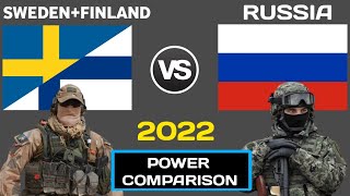 Sweden and Finland vs Russia military Power Comparison 2022 | Finland vs Russia | Sweden vs Russia
