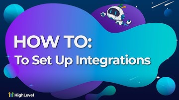 How and Where To Set Up Integrations