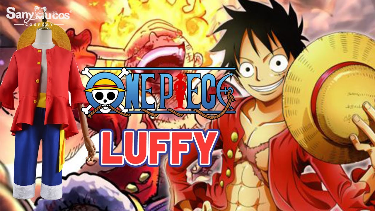 【SanyMuCos】One Piece Monkey D. Luffy Cosplay Costume Detail Show