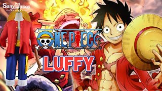 【SanyMuCos】One Piece Monkey D. Luffy Cosplay Costume Detail Show