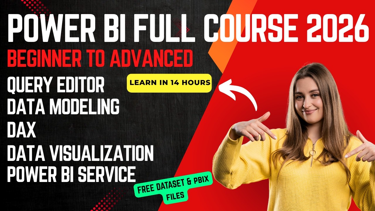 Power BI Full Course 2026 | Beginner to Advanced | Query, DAX, Data ...