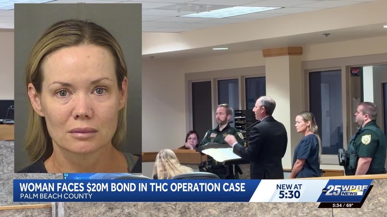 Woman accused in multi-million-dollar THC operation held on $20 million bond
