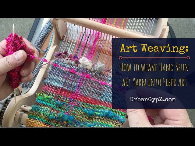 Novelty Yarn in Weaving : r/weaving