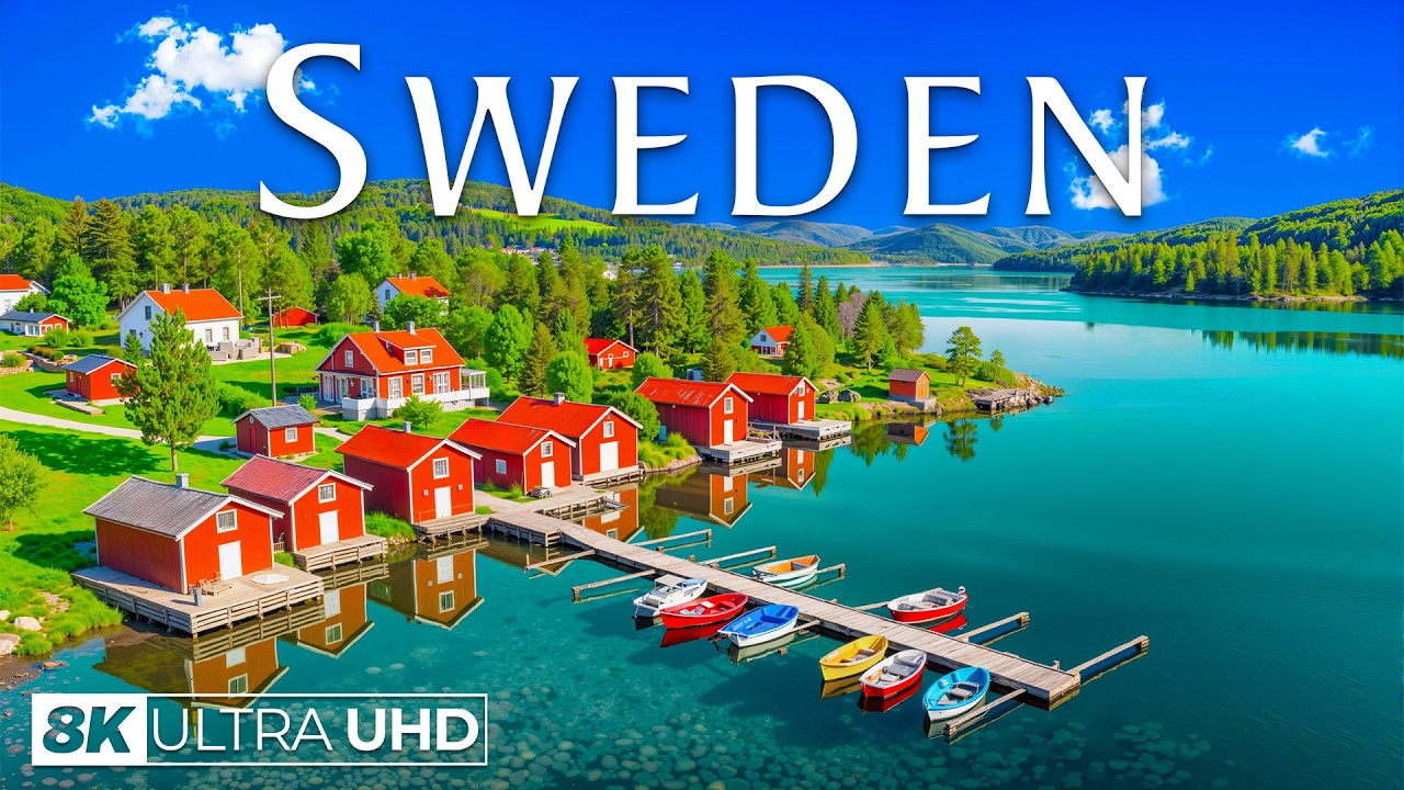 Sweden 8K – Rolling Hills, Pine Forests & Timeless Nordic Beauty