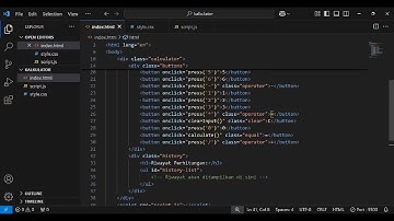 Membuat Kalkulator Sederhana menggunakan  Aplikasi Visual Studio Code