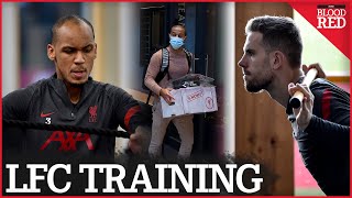 Liverpool train ahead of Leicester City clash | Fabinho, Henderson, Thiago boost