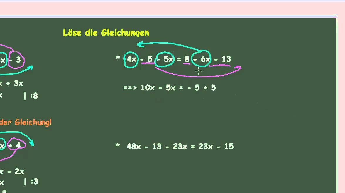 Lösung linearer Gleichungssysteme -Leicht erklärt- Teil 3 - YouTube