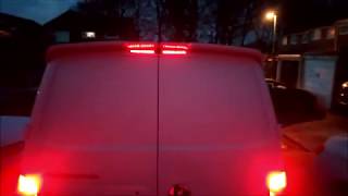 VW T5 Barn Door High Level Brake light Replacement