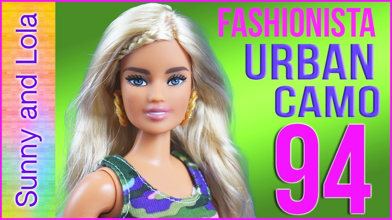 Barbie Fashionistas 94 Urban Camo Doll Review - YouTube