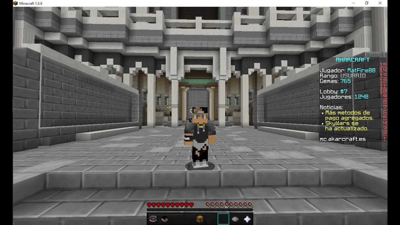ARENA PVP MINECRAFT VUELVO A YOUTUBE YouTube