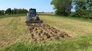 CID ripper on a John Deere 325g. Planting sun flower seeds for dove season