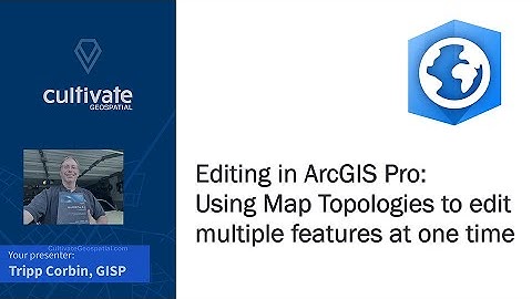 Editing multiple features with Map Topologies in ArcGIS Pro