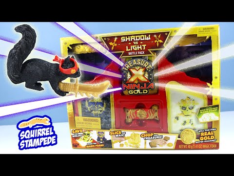 Treasure X Ninja Gold Shadow Vs Light Battle Pack Review