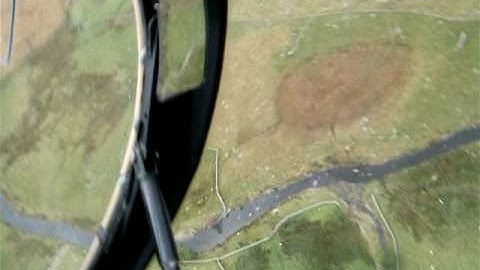 In cockpit - RAF Valley Hawk Low Level Mach Loop