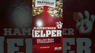 Deluxe beef stroganoff hamburger helper #bigdaddy4shit #youtubeshorts #satisfying #cooking