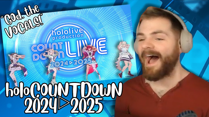 G.O.T Games REACTS to the hololive COUNTDOWN LIVE 2024▷2025!