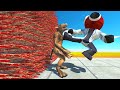 SUPER KICK INTO SPIKES WALL | Animal Revolt Battle Simulator