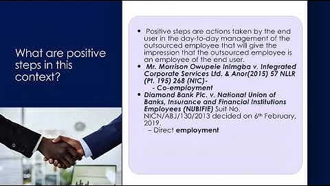 HR Compliance, Employment Due Diligence, Outsourcing & Outsourcing Risk Management