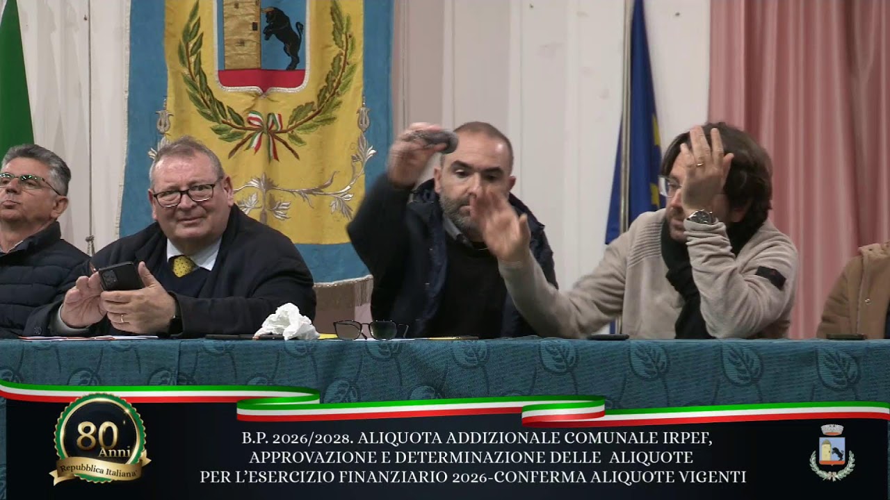 Consiglio Comunale di Torano Castello - Seduta del 26 Febbraio 2026