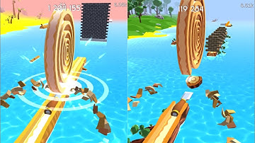 Spiral Roll : Gameplay Walkthrough Part 2 - All Level (Android & iOS)