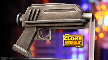 How to Make a Star Wars DC-17 Blaster Pistol  - Free Pattern - Clone Wars / Bad Batch Cosplay