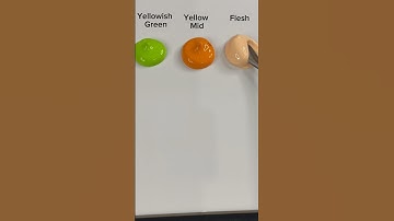 Guess the mixed colours 😉#asmrart #colormixing #satisfying #paintmixing #asmrsounds