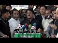 Live  jamshed iqbal cheema important press conference in lahore