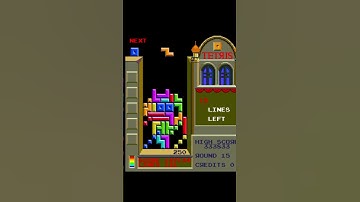 Tetris Level 15 – Classic Arcade Gameplay#shorts