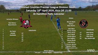 Leicester Nirvana v Histon - UCL (18042026)