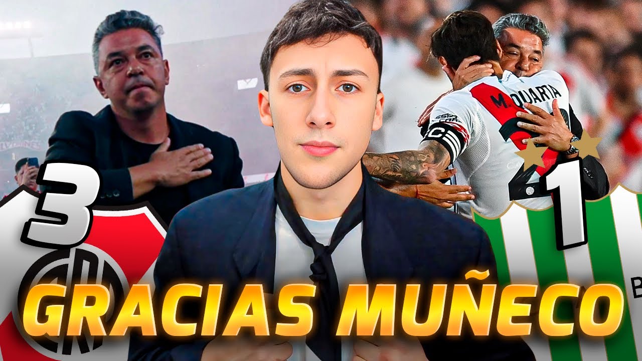 RIVER LE GANO A BANFIELD EN LA DESPEDIDA DE MARCELO GALLARDO🫡 - YouTube