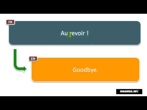 French Pronunciation Au Revoir !