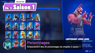 Emplacement De Tous Les Personnages De Fortnite Chapitre 3 Saison 1 Npc Location